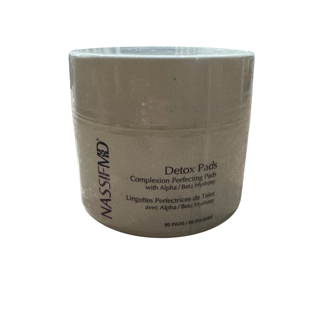 NassifMD Detox Pads Complexion Perfecting Pads Alpha Beta Hydroxy 60 Count
